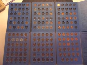 Partial Set Of 2-Volumes Of Lincoln Cents 1909-1974 The Short Set Is Complete