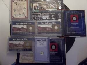 Nine Collectible Dime Sets