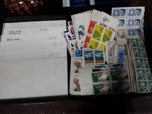 Large Lot Of Uncancelled US Stamps, Some Vintage, Some Decimal Values.