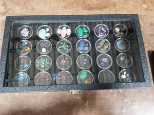 15x9 Display Case With Stones