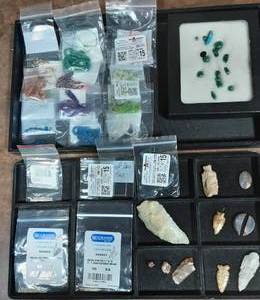 Beads, Stones, Arrow Heads & Jewelry Making Items