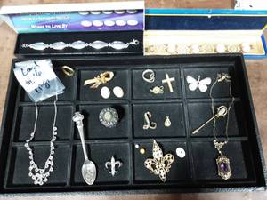 Vintage Jewelry & Collectibles, Lord Of The Rings-Ring, Rolex Spoon, Pins, Necklaces & More