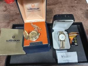 Wittnauer Pocket Watch, American Time Wrist Watch