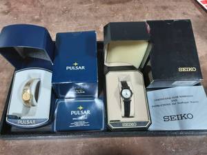 Ladies Seiko & Pulsar Watches With Boxes