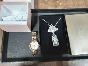 American Glamour PendantBrooch & Folio Watch