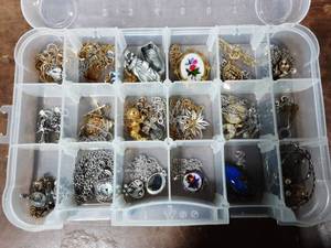 Organizer Of Misc. Jewelry-Necklaces, Pins, Earrings