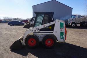 Late 1980s Clark Bobcat 643 Skid Loader Skid Steer