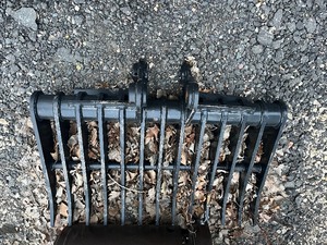 Excavator Landscape Rake Attachment