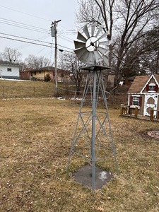 lot 215 image: Yard Decor Windmill