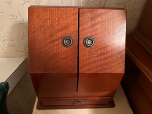 lot 112 image: Vintage Telephone Table Box for Pens and Paper