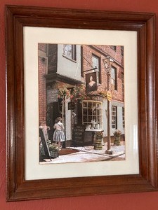 lot 32 image: Print of Girl on Street