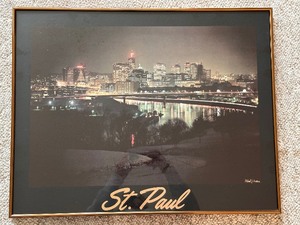 lot 37 image: Night Scene of St. Paul Print