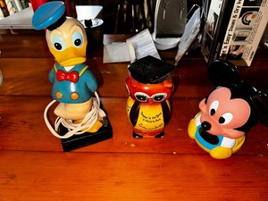 lot 183 image: Vintage Disney Toys and Wise Owl of Proverbs Piggy Bank