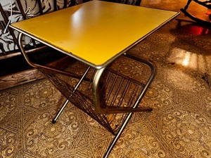 lot 191 image: Vintage MCM End TableRecord Stand Holder