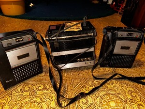 lot 159 image: Vintage Standard Radio and Vintage Cassette Recorder