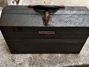 lot 258 image: Vintage Craftsman Tool Box and Contents