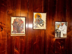 lot 276 image: Set of Three Norman Rockwell Framed Prints