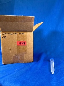 lot 57 image: 40 Total - centrifuge tube 14ml