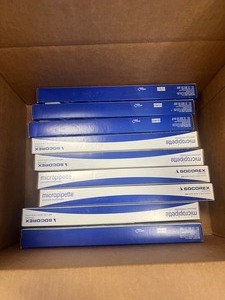 lot 110 image: 9 Boxes of 100-200 UL Micropipette, 1 Piece Per Box Socorex Swiss