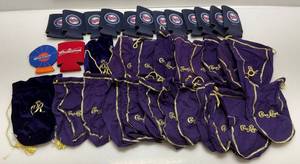 Vintage BeerSports Advertisement Koozies & Vintage Crown Royal Bags