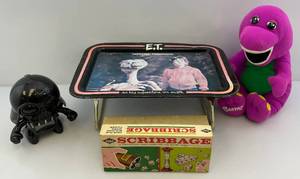 Misc. Vintage Toys & More Inckuding E.T. Lap Tray
