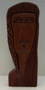 Hand Carved Wooden African Wall Art 26T x 9 12W