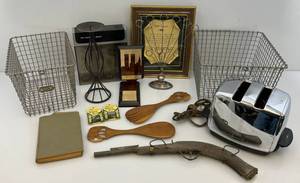 Misc. Vintage Items Including Wire Baskets & More