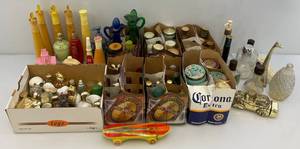 Large Lot Of Vintage Avon Perfume Bottles (Some Have Contents)