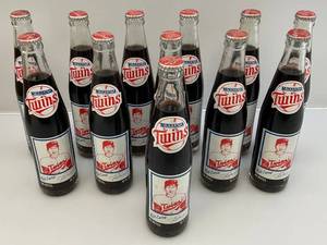 Vintage Rod Carew Coke Bottles Full