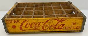 Vintage Coca-Cola Wood Delivery Crate