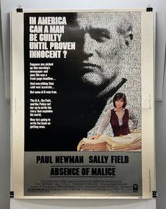 1981 Absence Of Malice  Movie Theatre Poster 30 x 40