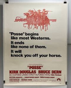 1975 Posse  Movie Theatre Poster 30 x 40