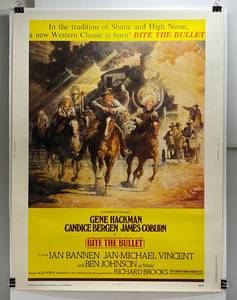 1975 Bite The Bullet  Movie Theatre Poster 30 x 40