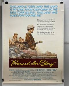 1976  Bound For Glory  Movie Theatre Poster 30 x 40  (Small Tears Present)