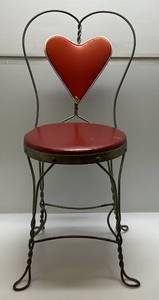 Vintage Simpson Bosworth Marked On Bottom Ice Cream Parlor Chair