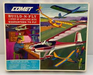 Vintage Comet Build-N-Fly Model Balsa Model Airplane Kits (Pre-Owned)