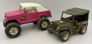 Vintage Tonkas Including Army Jeep & More
