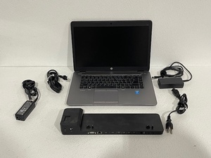 lot 12 image: HP Elitebook 850 G2 Laptop and Docking Station