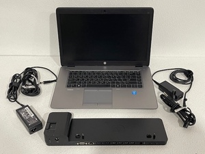 lot 13 image: HP Elitebook 850 G2 Laptop and Docking Station