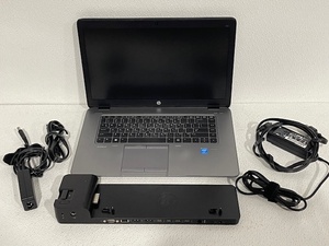 lot 14 image: HP Elitebook 850 G2 Laptop and Docking Station