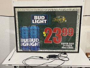 lot 90 image: Lighted Advertising Board