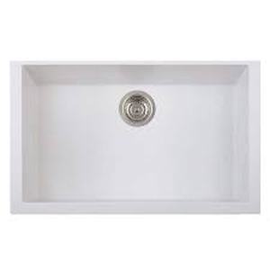 LaToscana One Series 30 in. Undermount Single Milk White Quartz Kitchen Sink