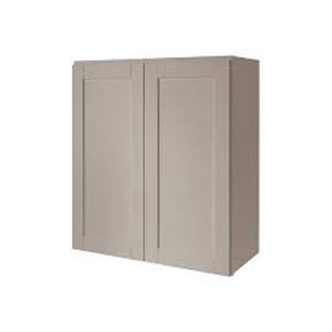 Hampton Bay Westfield Dusk Gray Shaker Stock Assembled Wall Kitchen Cabinet (27 in. W x 12 in. D x 30 in. H)