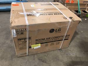 lot 22 image: LG 11,800 BTU 115V Through-the-Wall Air Conditioner LT1216CER Cools 550 Sq. Ft. with remote in White Customer Returns See Pictures