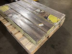 lot 23 image: Lot with 8 Boxes of TrafficMaster Grey Oak 7 mm T x 8 in. W Laminate Wood Flooring (23.9 sqftcase)