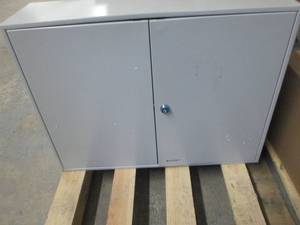 Metal Barska Cabinet- dent on rear ...
