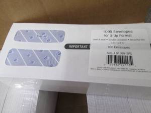 Case of 5- 100pk Self Seal Security...