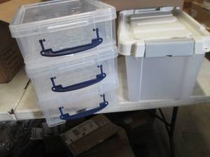 3 - 8.1 L Stack Boxes, 5.474 Gallon...
