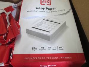8 Open Reams TruRed Copy Paper 8.5x...