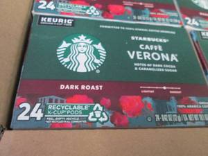4- 24 ct Starbucks Caf Verona Dar...
